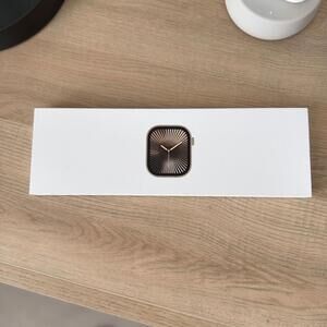 Apple Watch Series 10 Gold Titanium Box Only – 42 mm Packaging